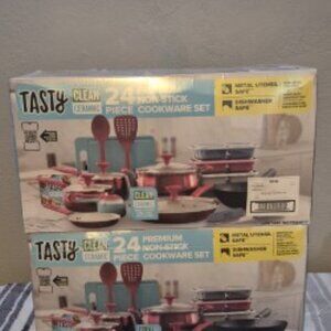 TASTY CLEAN 24 PIECE COOKWARE